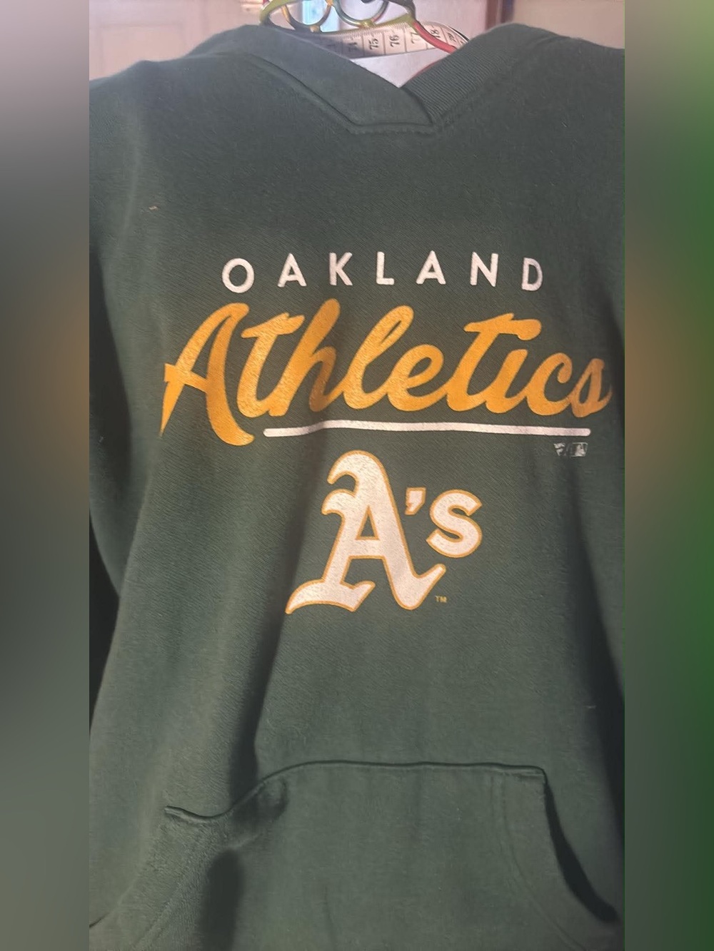 Green Crewneck Sweatshirt women XL
